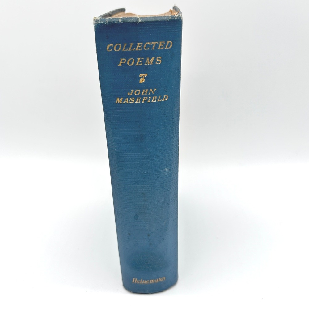 Collected Poems John Masefield Heinemann‎ Vintage Blue Hardcover Poetry Book - Picture 2 of 4